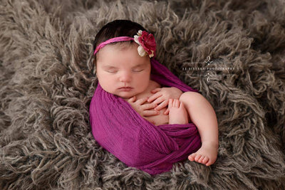 Orchid Cheesecloth Baby Wrap Cheese Cloth - Beautiful Photo Props