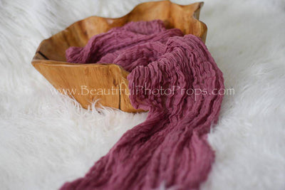 Pale Pink Cheesecloth Baby Wrap Cheese Cloth - Beautiful Photo Props