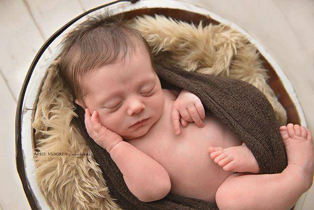 SET Peach and Dark Brown Stretch Knit Baby Wraps - Beautiful Photo Props