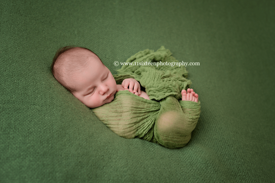 Green Cheesecloth Baby Wrap Cheese Cloth Fabric - Beautiful Photo Props