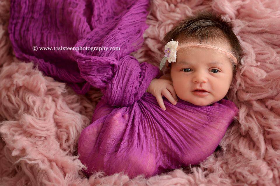 Orchid Cheesecloth Baby Wrap Cheese Cloth Fabric - Beautiful Photo Props