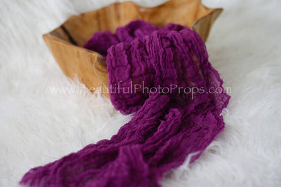 Orchid Cheesecloth Baby Wrap Cheese Cloth Fabric - Beautiful Photo Props