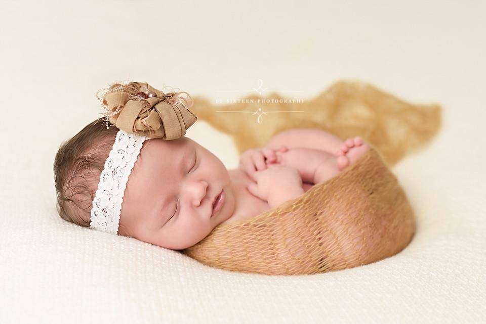 Gold Soft Mohair Knit Baby Wrap - Beautiful Photo Props