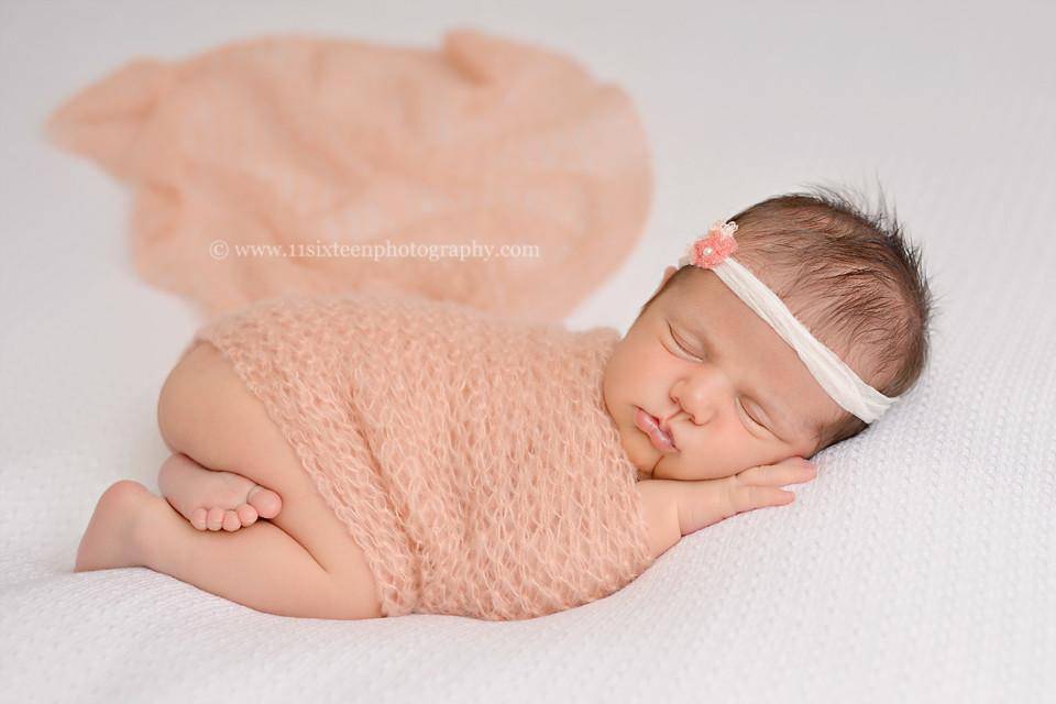 Coral Pink Mohair Knit Wrap - Beautiful Photo Props