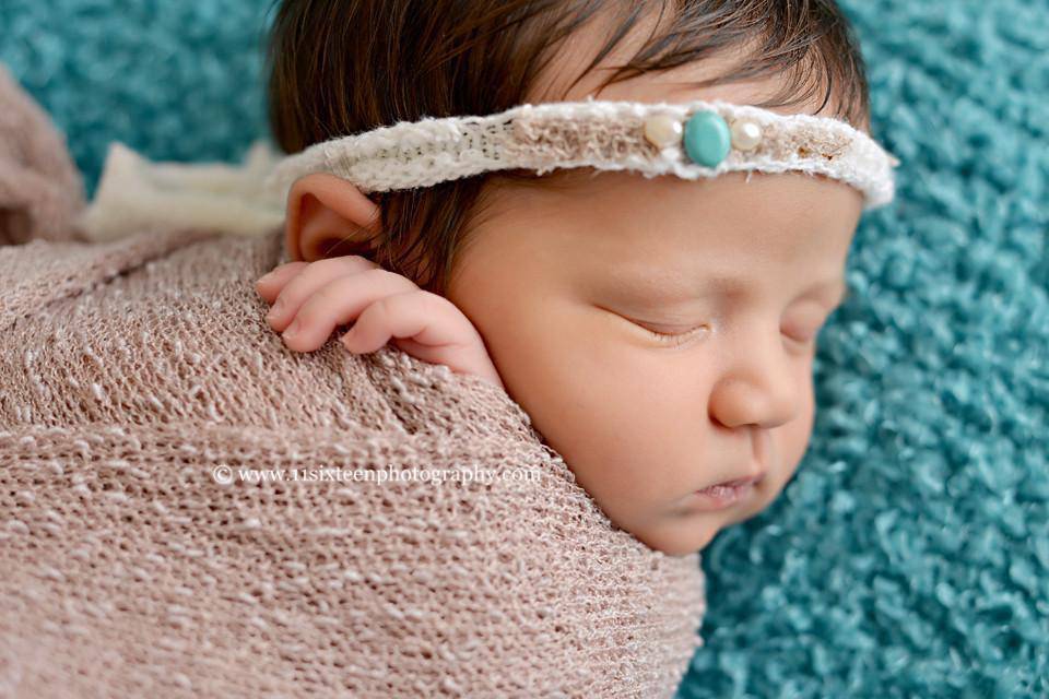 Taupe Stretch Knit Newborn Baby Wrap - Beautiful Photo Props