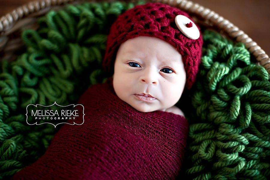 Black Cherry Stretch Knit Baby Wrap - Beautiful Photo Props