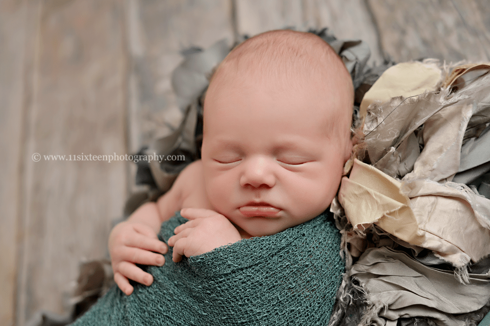 Pine Green Stretch Knit Baby Wrap - Beautiful Photo Props