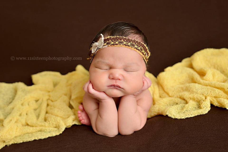 Mellow Yellow Stretch Knit Baby Wrap - Beautiful Photo Props