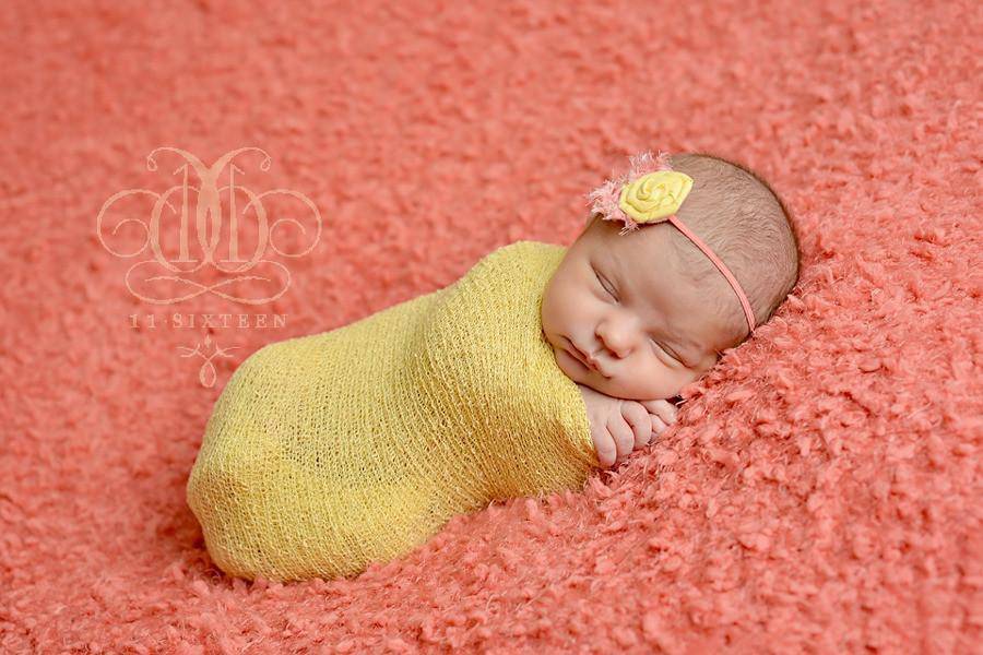 Mellow Yellow Stretch Knit Baby Wrap - Beautiful Photo Props