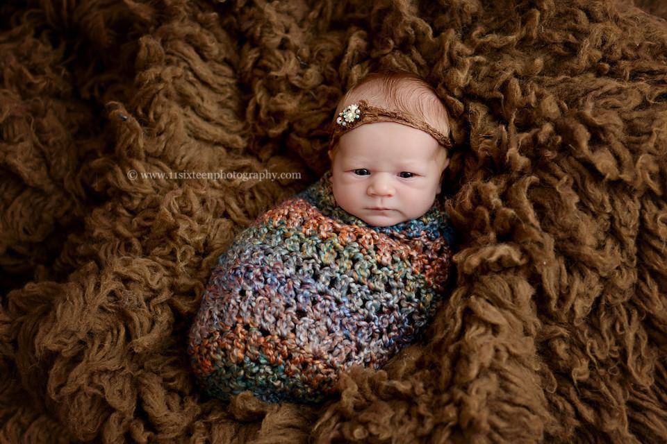 Painted Desert Newborn Baby Cocoon - Beautiful Photo Props