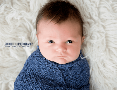 Dark Blue Jean Stretch Knit Newborn Baby Wrap - Beautiful Photo Props