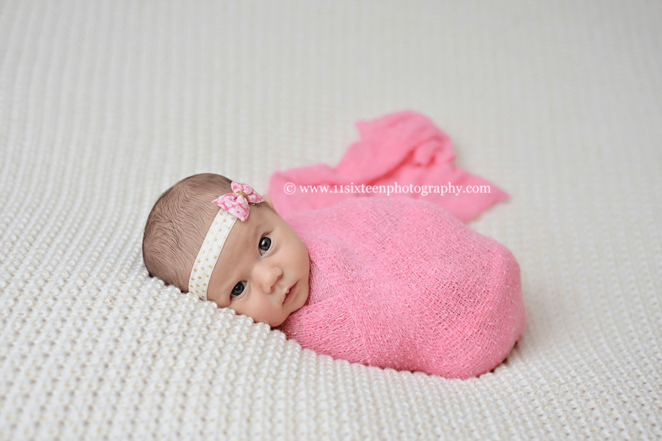 Bubblegum Pink Stretch Knit Baby Wrap - Beautiful Photo Props