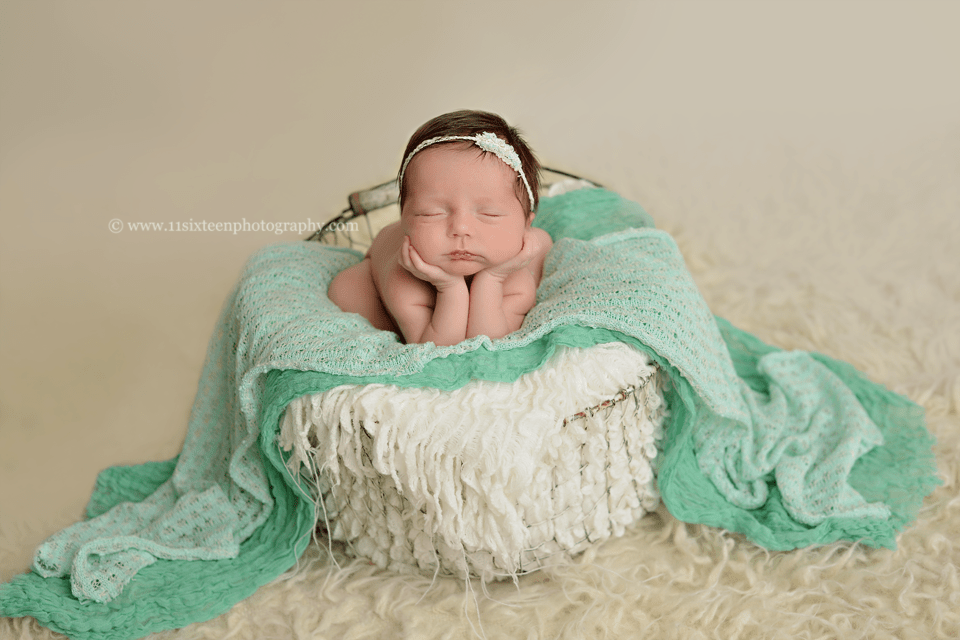 Ocean Blue Green Cheesecloth Baby Wrap Cheese Cloth Layering Piece - Beautiful Photo Props