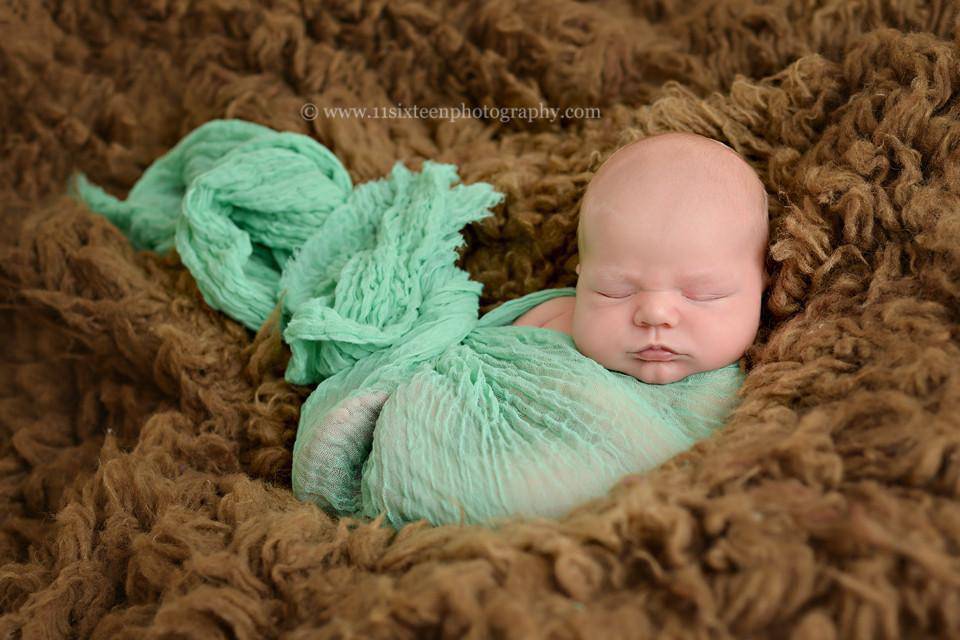 Ocean Blue Green Cheesecloth Baby Wrap Cheese Cloth Layering Piece - Beautiful Photo Props