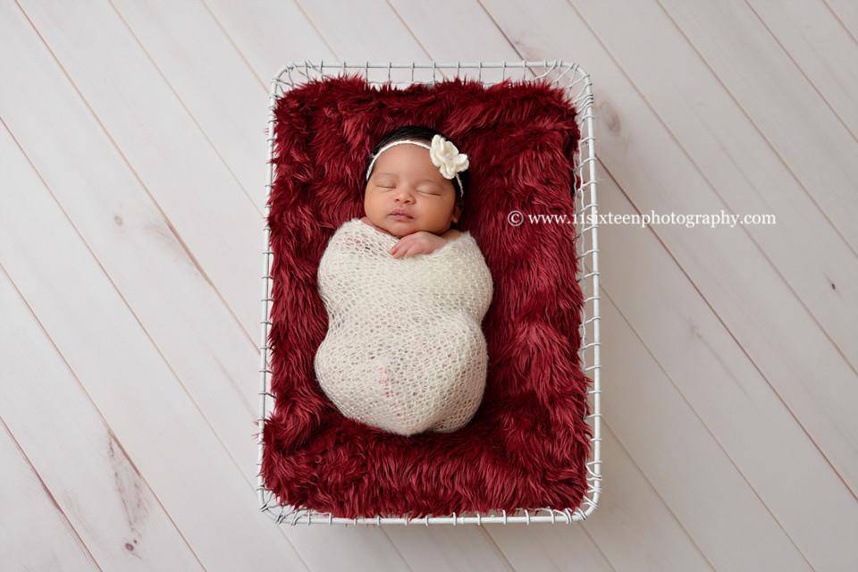 Maroon Red Mongolian Faux Fur Photography Prop Rug Newborn Baby - Beautiful Photo Props