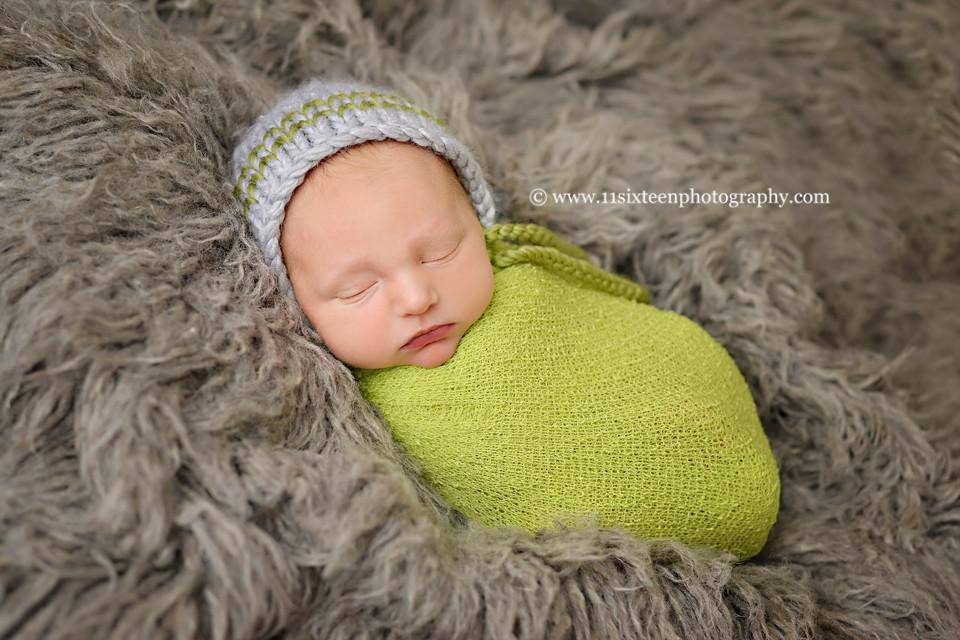 Sage Green Stretch Knit Baby Wrap - Beautiful Photo Props
