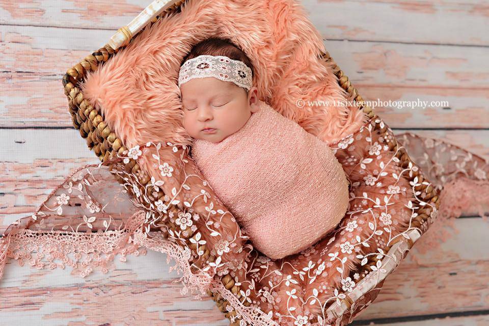 Maroon Red Tassels Lace Newborn Baby Wrap Layer - Beautiful Photo Props