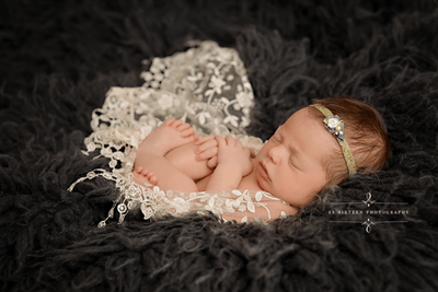 Cream Tassels Lace Newborn Baby Wrap Layer - Beautiful Photo Props