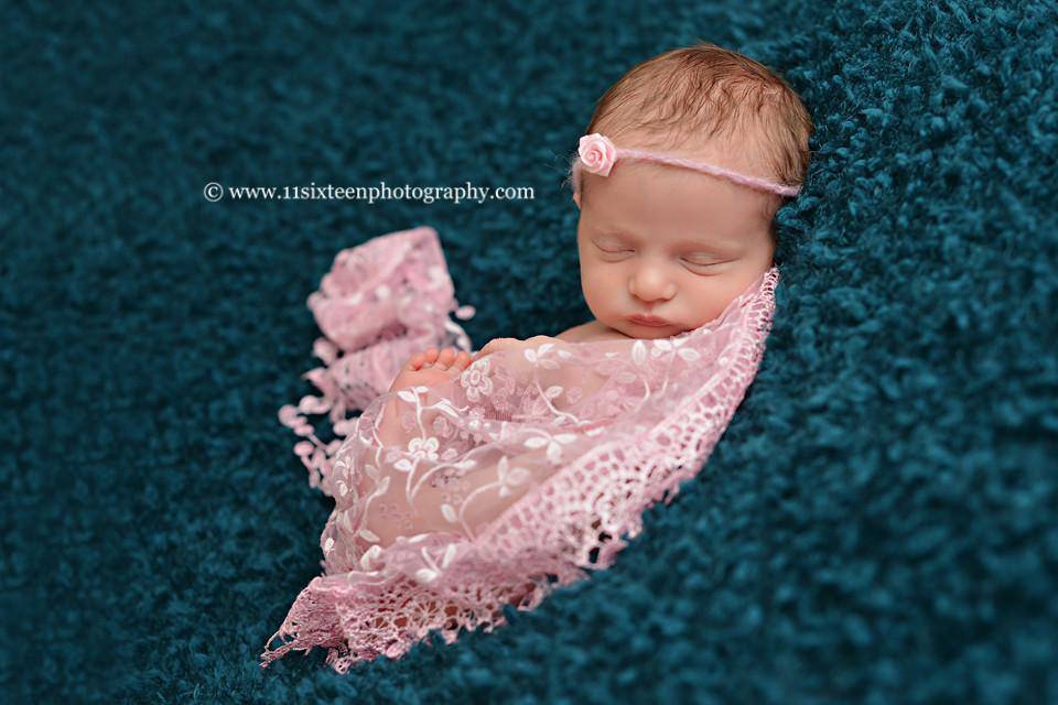 Pink Tassels Lace Newborn Baby Wrap Layer - Beautiful Photo Props