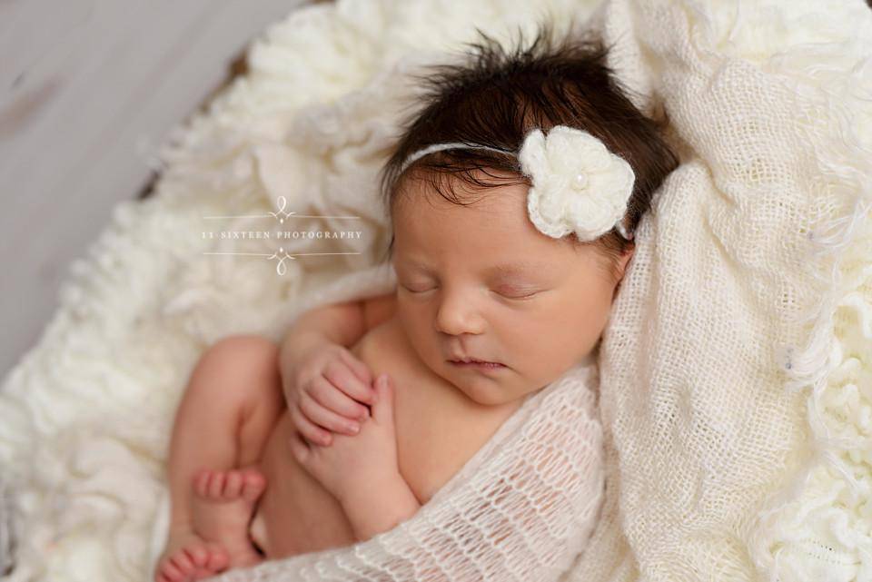 SET Off White Mohair Knit Baby Wrap and Headband - Beautiful Photo Props