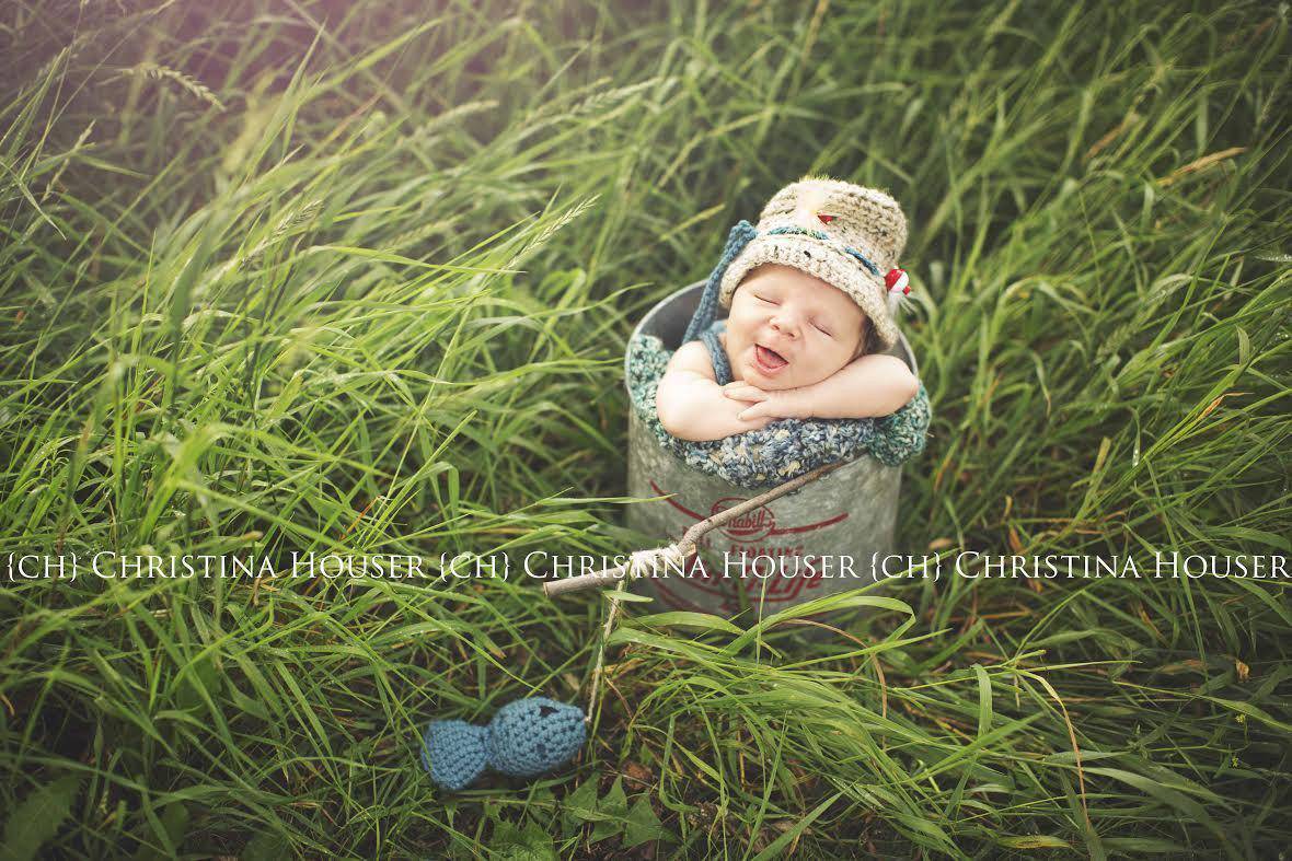 Regency Blue Green Newborn Baby Blanket - Beautiful Photo Props