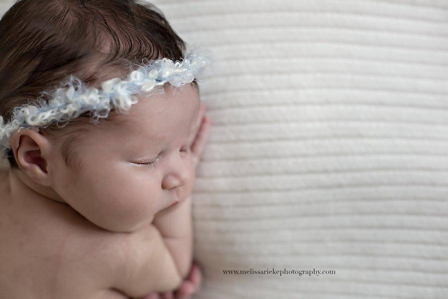 Blue Angora Halo Headband - Beautiful Photo Props