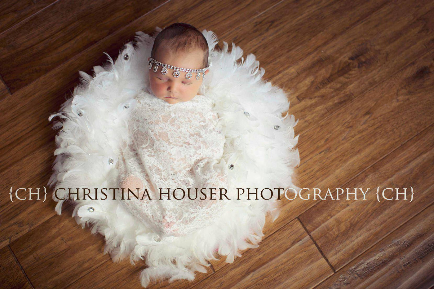 SET White Lace and Cheesecloth Baby Wraps Cheese Cloth - Beautiful Photo Props