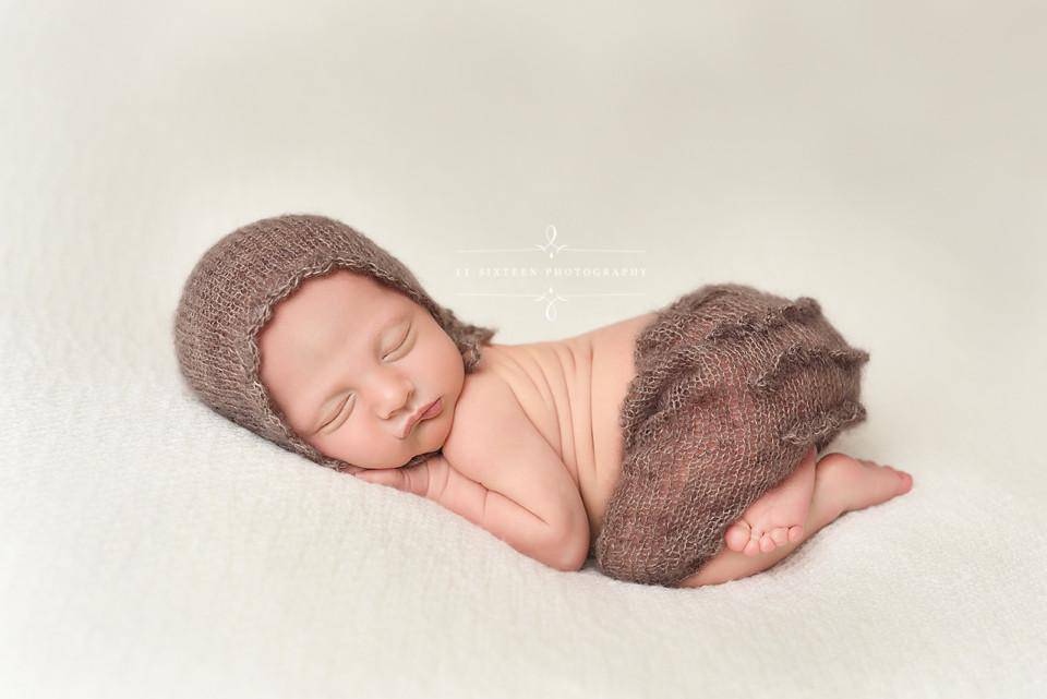Toffee Ruffles Mohair Newborn Pants and Hat Set - Beautiful Photo Props