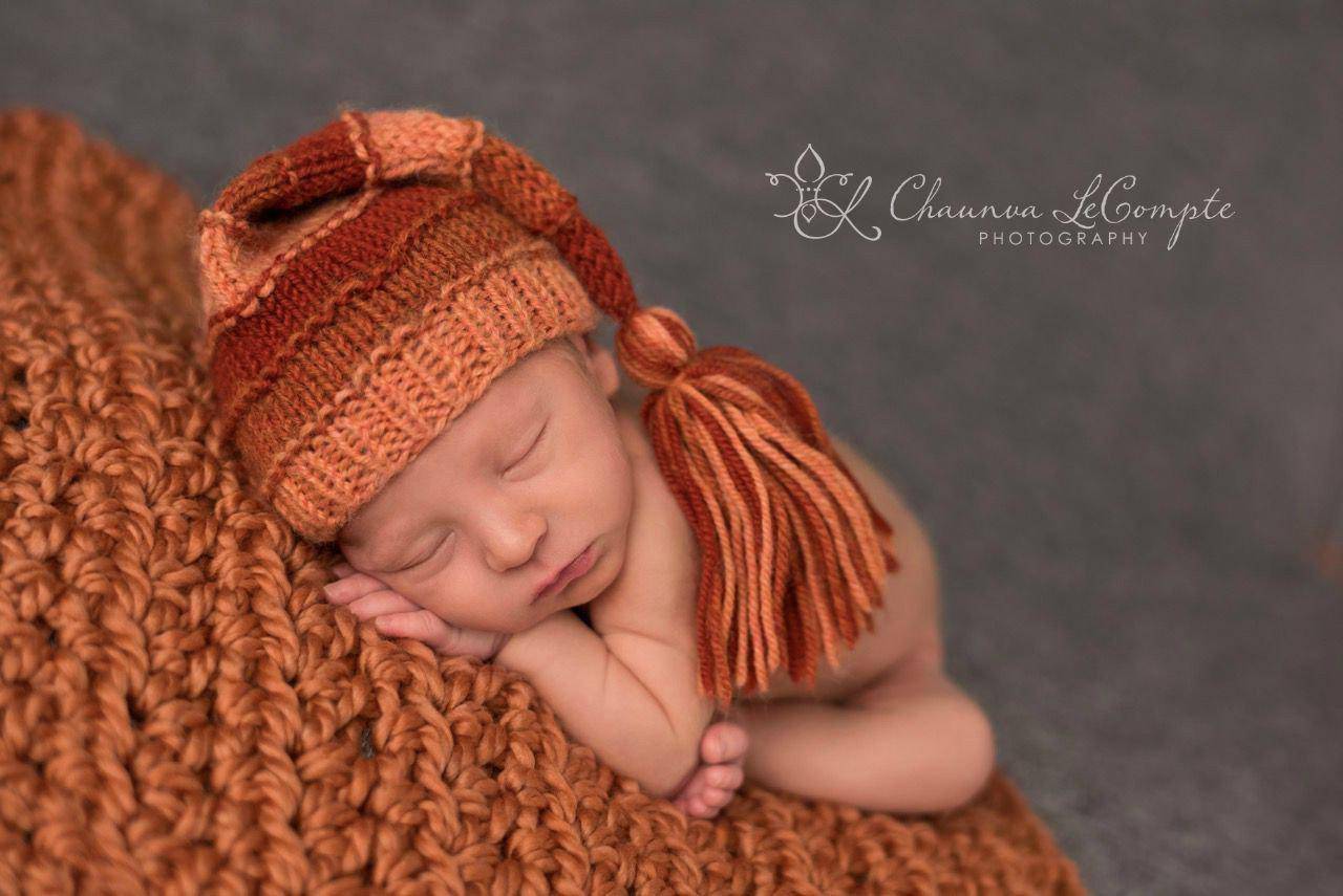 Chunky Butternut Newborn Blanket - Beautiful Photo Props