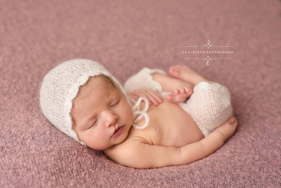 Cream Ruffles Mohair Newborn Pants and Hat Set - Beautiful Photo Props