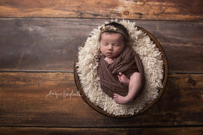 Cream Curly Faux Fur Photography Prop Rug - Beautiful Photo Props