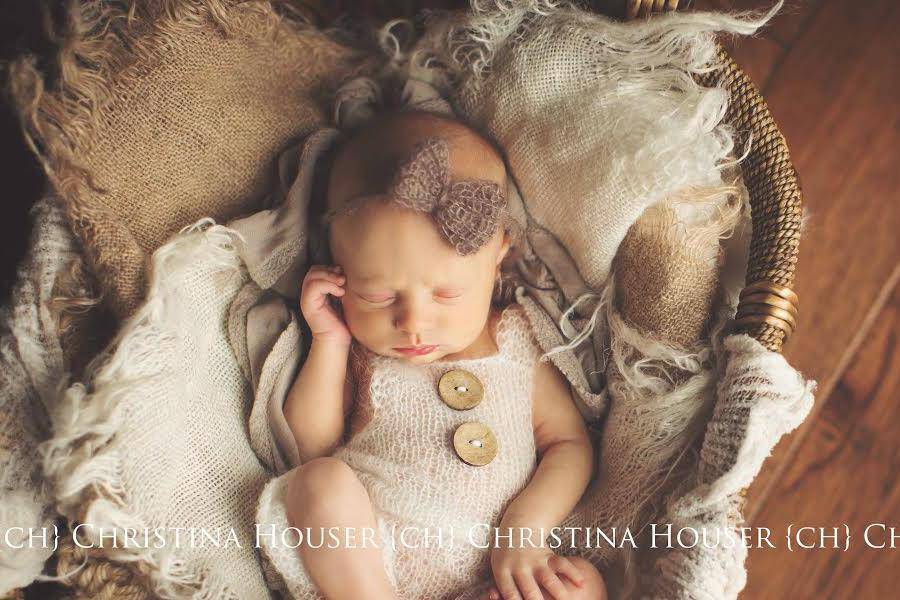 Toffee Brown Bow Mohair Halo Tieback Headband - Beautiful Photo Props