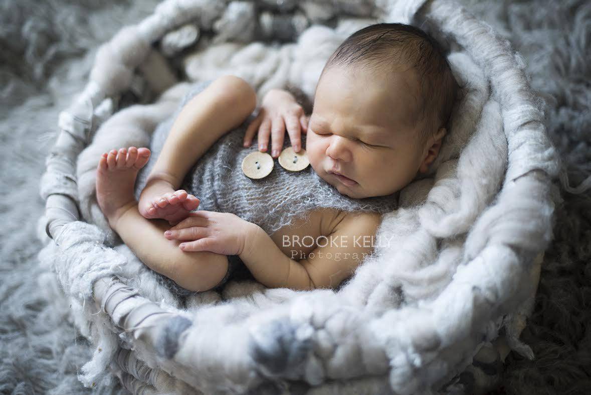 Light Gray Mohair Button Overalls Pants - Beautiful Photo Props