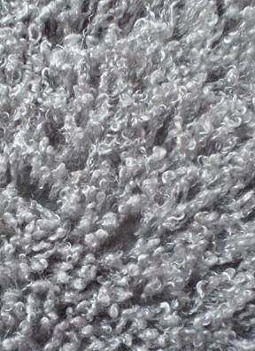 Gray Curly Faux Fur Photography Prop Rug - Beautiful Photo Props