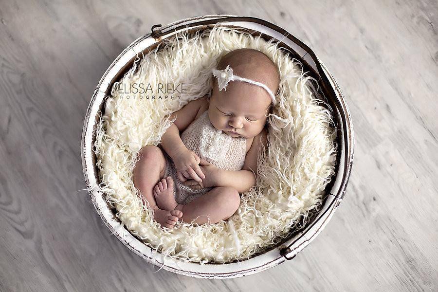 SET Beige Mohair Overalls Pants and Lace Pearl Headband - Beautiful Photo Props