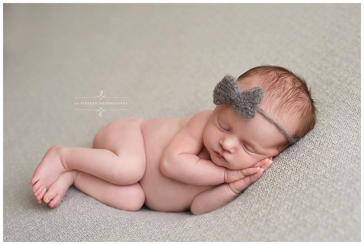 Gray Bow Mohair Bowtie Halo Tieback Headband - Beautiful Photo Props
