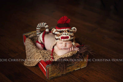 Tan Loops Newborn Baby Blanket - Beautiful Photo Props