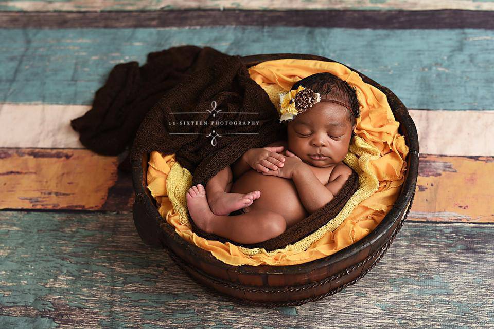 SET Dark Brown and Mellow Yellow Stretch Knit Wraps - Beautiful Photo Props