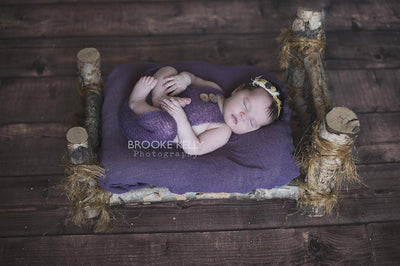 Beige Mohair Button Overalls Pants - Beautiful Photo Props