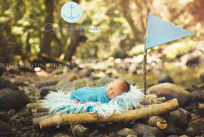 SET Powder Blue and Turquoise Cheesecloth Baby Wraps Cheese Cloth - Beautiful Photo Props
