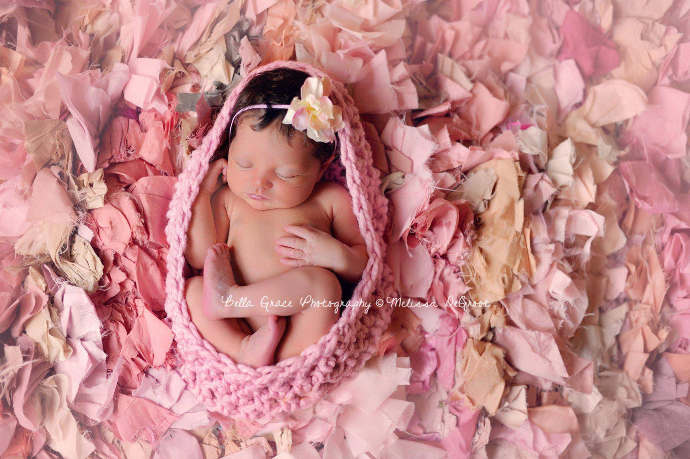 Blossom Pink Chunky Baby Bowl - Beautiful Photo Props
