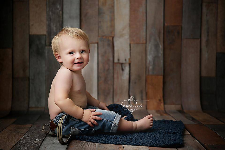 Denim Blue Newborn Baby Blanket - Beautiful Photo Props
