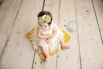 Citron Yellow Newborn Baby Blanket - Beautiful Photo Props