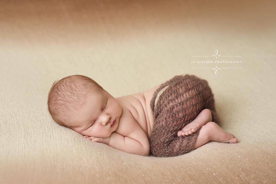 Toffee Brown and Beige Two Toned Mohair Newborn Pants and Hat Set - Beautiful Photo Props