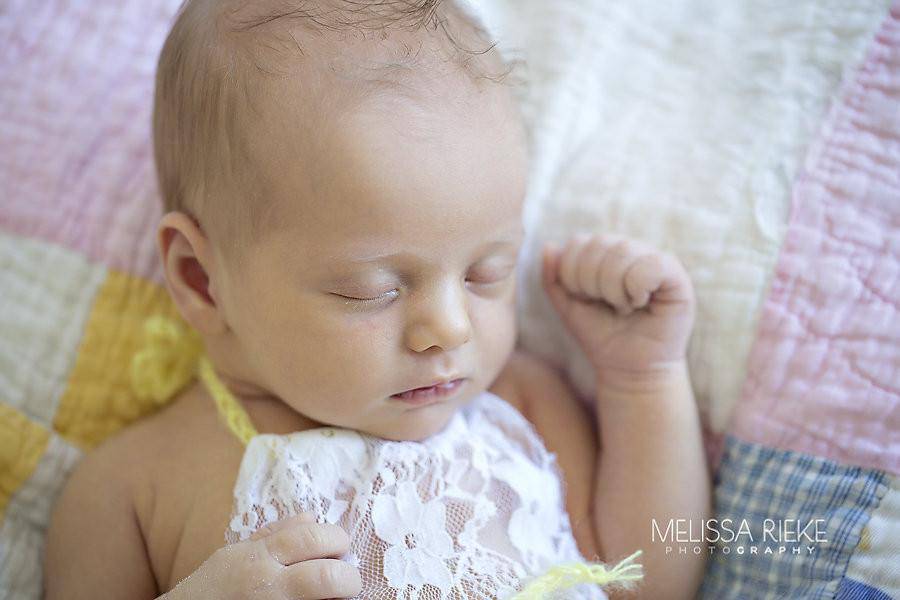 Yellow Lace Front Mohair Knit Newborn Romper - Beautiful Photo Props