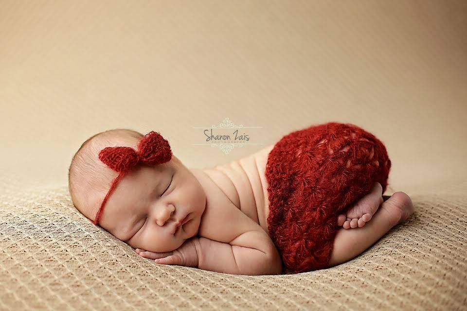 Purple Newborn Mohair Skirt and Headband Set - Beautiful Photo Props
