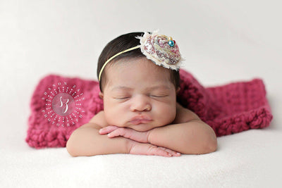 Raspberry Pink Baby Blanket - Beautiful Photo Props