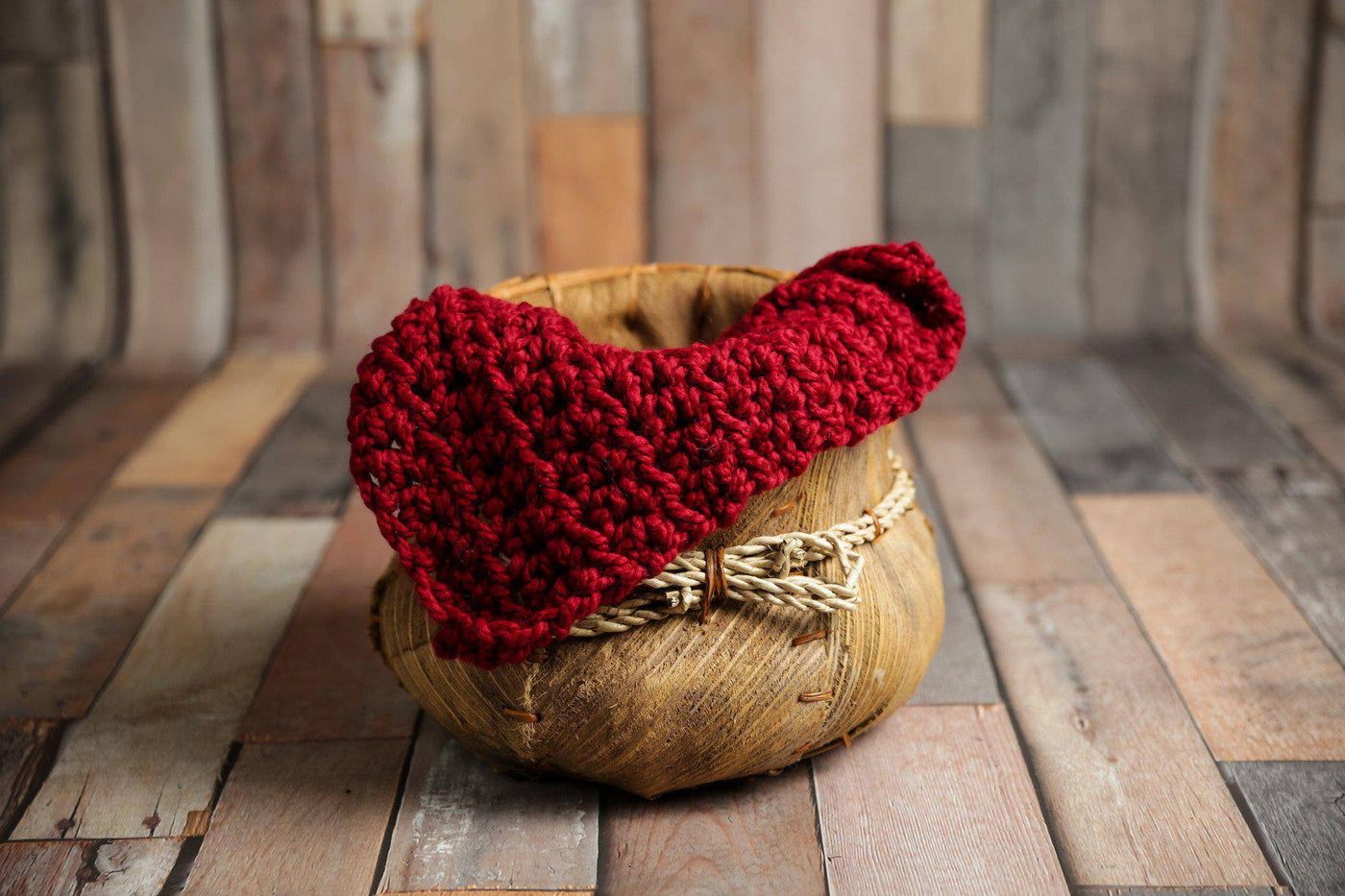 SET Chunky Newborn Baby Blankets in Burgundy, Cranberry, Raspberry, Blossom and Cream - Beautiful Photo Props