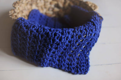 Cobalt Blue Baby Blanket - Beautiful Photo Props