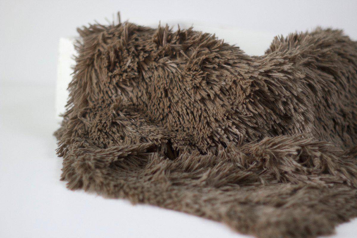Dark Brown Pelagio Faux Fur Photography Prop Rug - Beautiful Photo Props